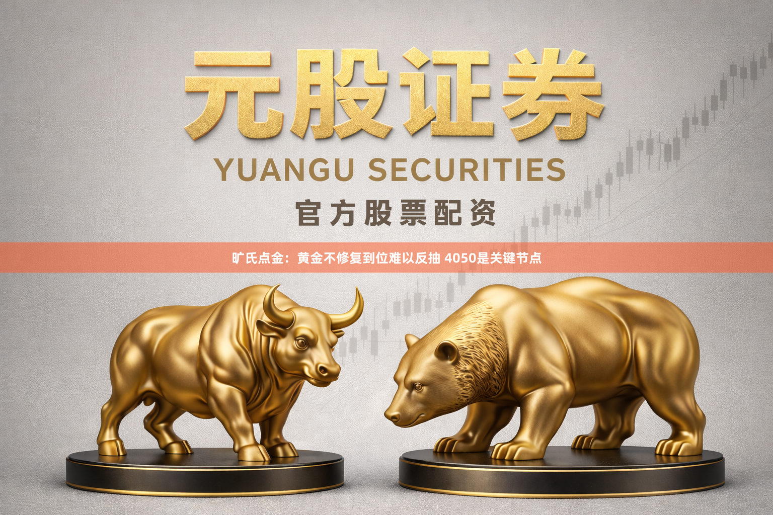 旷氏点金：黄金不修复到位难以反抽 4050是关键节点