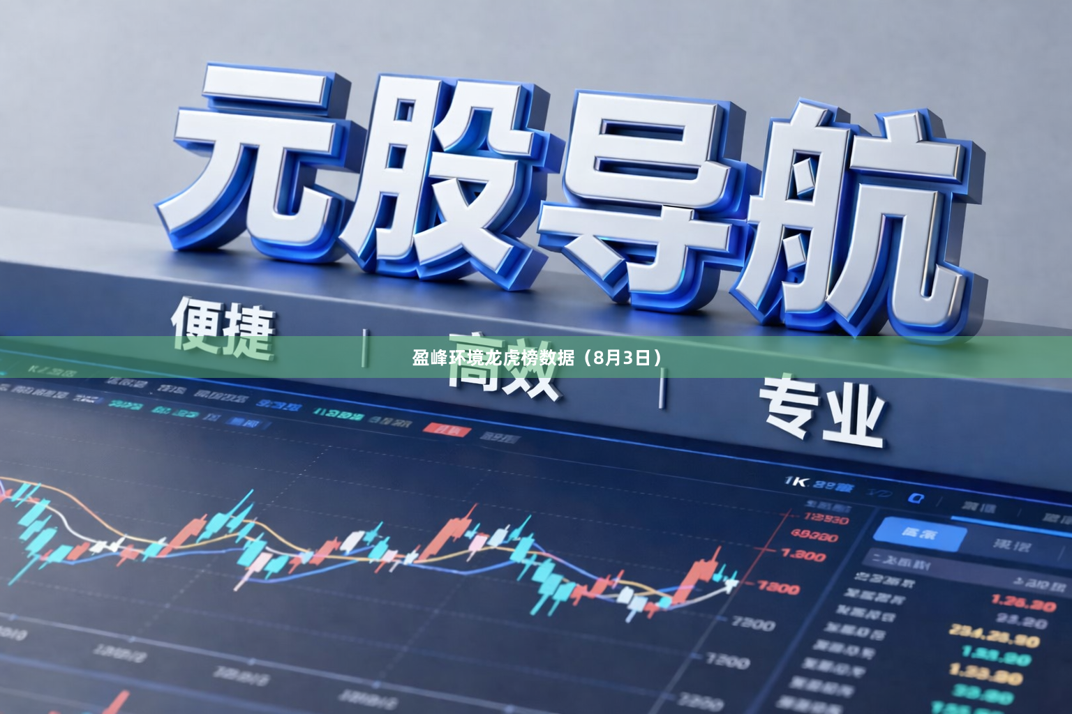 盈峰环境龙虎榜数据（8月3日）