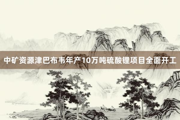 中矿资源津巴布韦年产10万吨硫酸锂项目全面开工