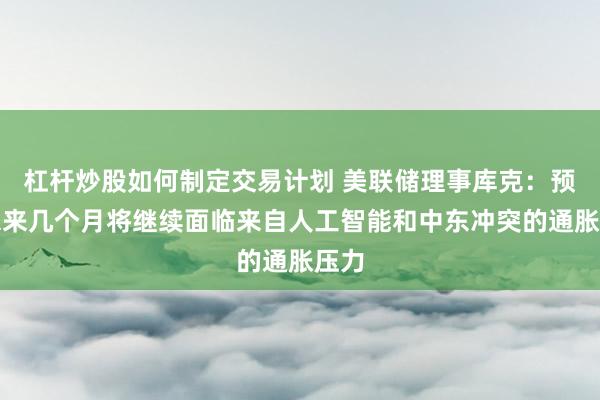 杠杆炒股如何制定交易计划 美联储理事库克：预计未来几个月将继续面临来自人工智能和中东冲突的通胀压力